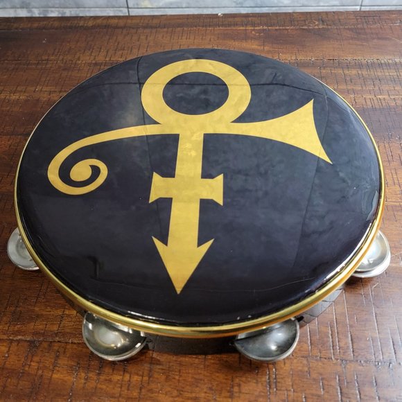 Prince Tour Love Symbol Tambourine collectible from MSG, NYC 2010, Rare - Picture 2 of 6